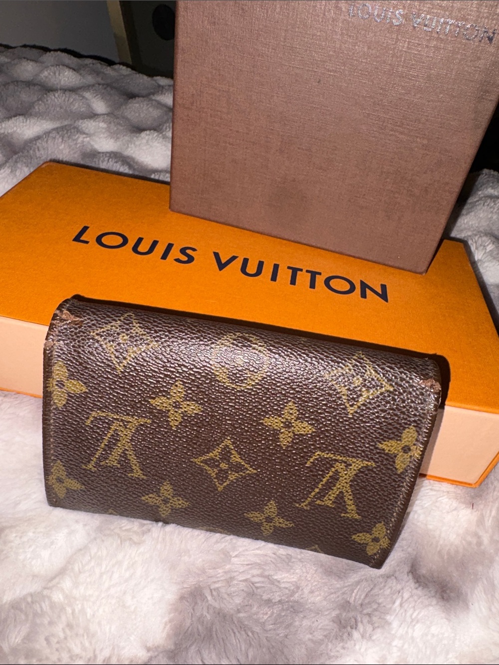 Louis Vuitton Monogram Canvas Compact Wallet - Brown/Gold Accents - Picture 5 of 5